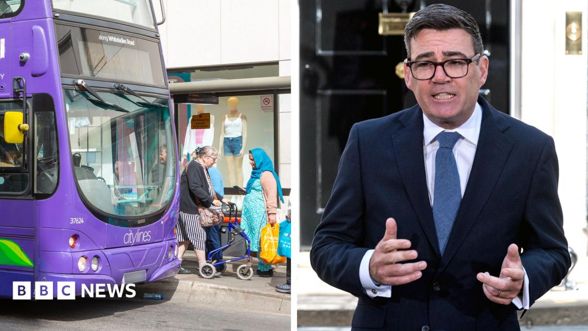 Burnham caps most bus fares in England at £2 but pulls back from possible income tax cut