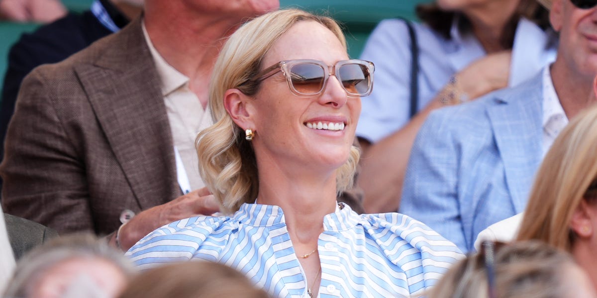 Zara and Mike Tindall Sit With Geri Halliwell-Horner at Wimbledon 2026