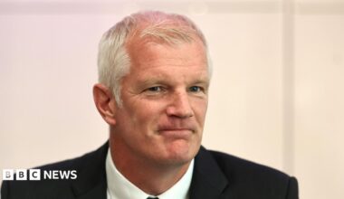 Former Armed Forces Minister Al Carns speaks at a Foreign Press Association (FPA) media briefing in Westminster, London, Britain, 23 June 2026.
