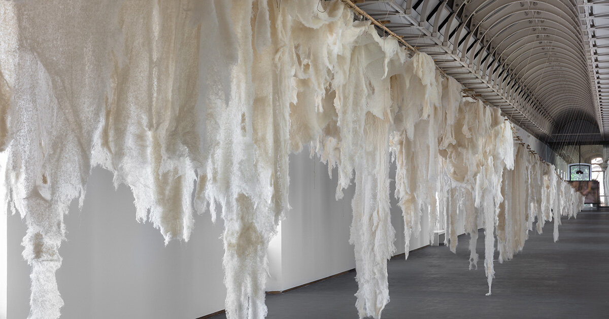 cecilia vicuña reimagines the quipu as a living form of craft