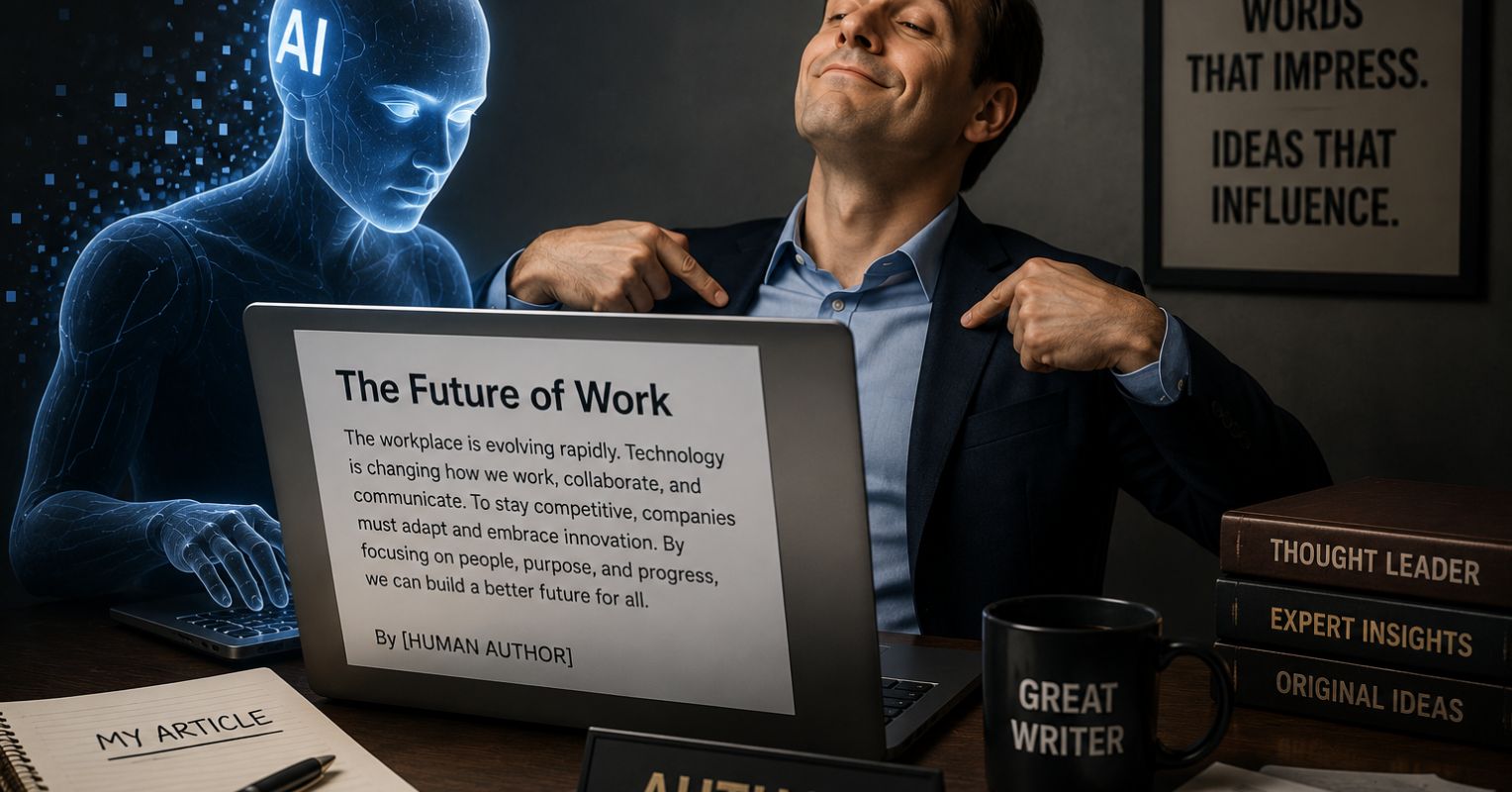 When AI Does the Writing, Who's the Author?