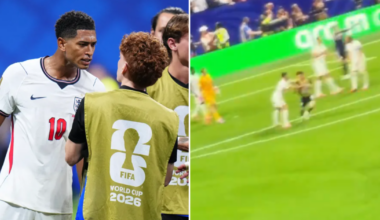 New footage shows the real reason Jude Bellingham slapped Argentina star after England's World Cup defeat | Football