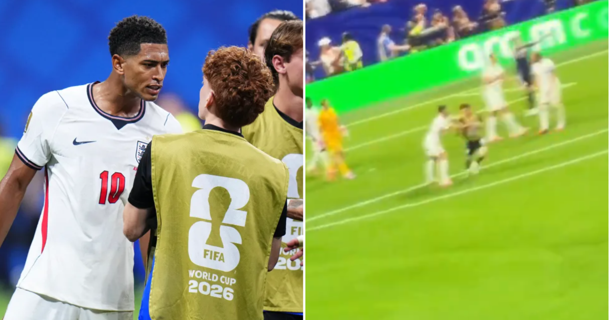 New footage shows the real reason Jude Bellingham slapped Argentina star after England's World Cup defeat | Football
