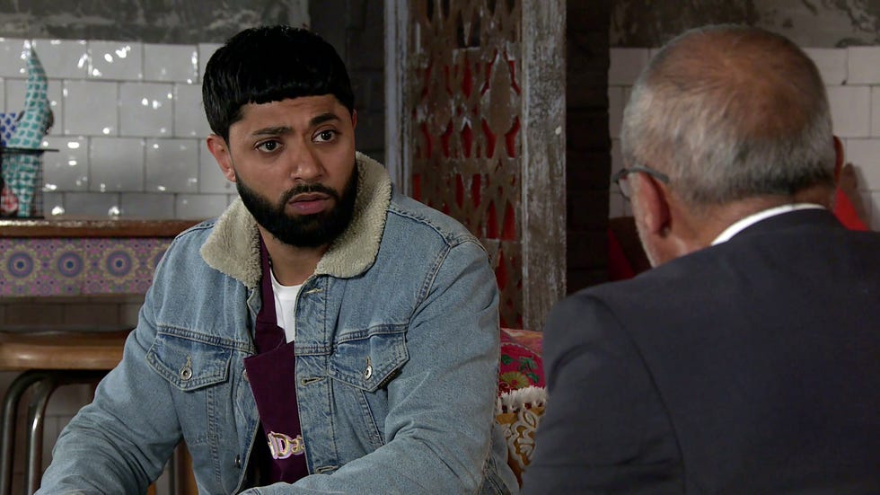 Zeedan Nazir and Hashim in Coronation Street zeedan nazir and hashim in coronation street