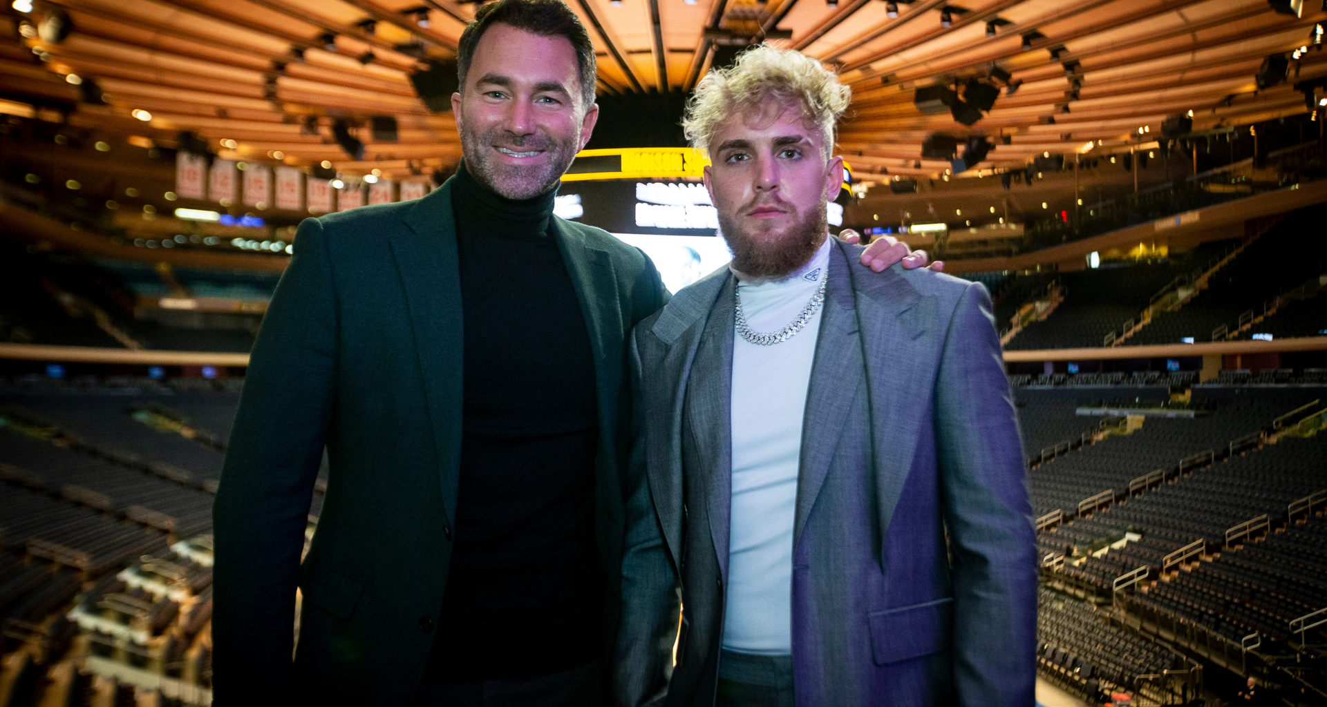 Jake Paul signs strategic partnership with Eddie Hearn in shock move as pair bury hatchet for women's boxing