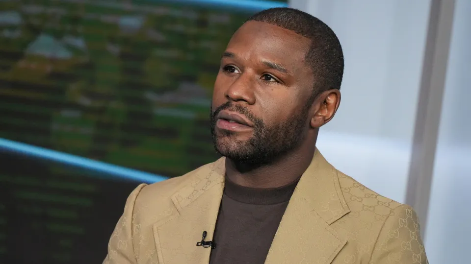 Floyd Mayweather during an interview