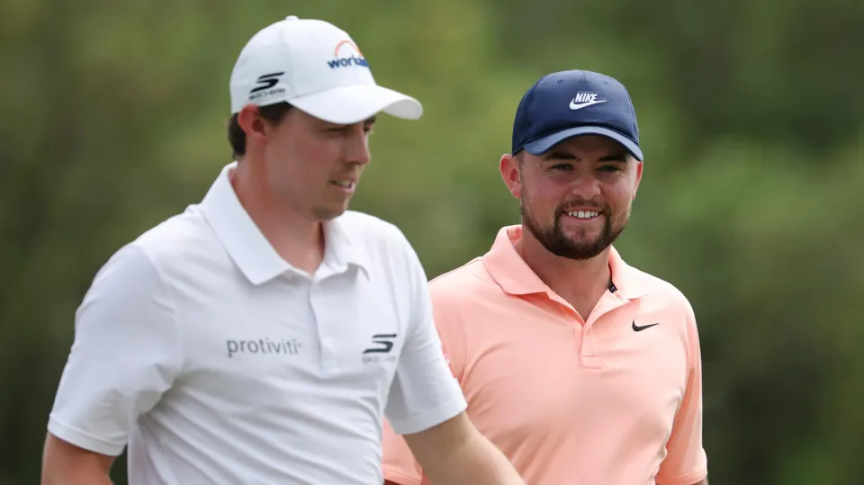 Alex and Matt Fitzpatrick in action at the Zurich Classic of New Orleans