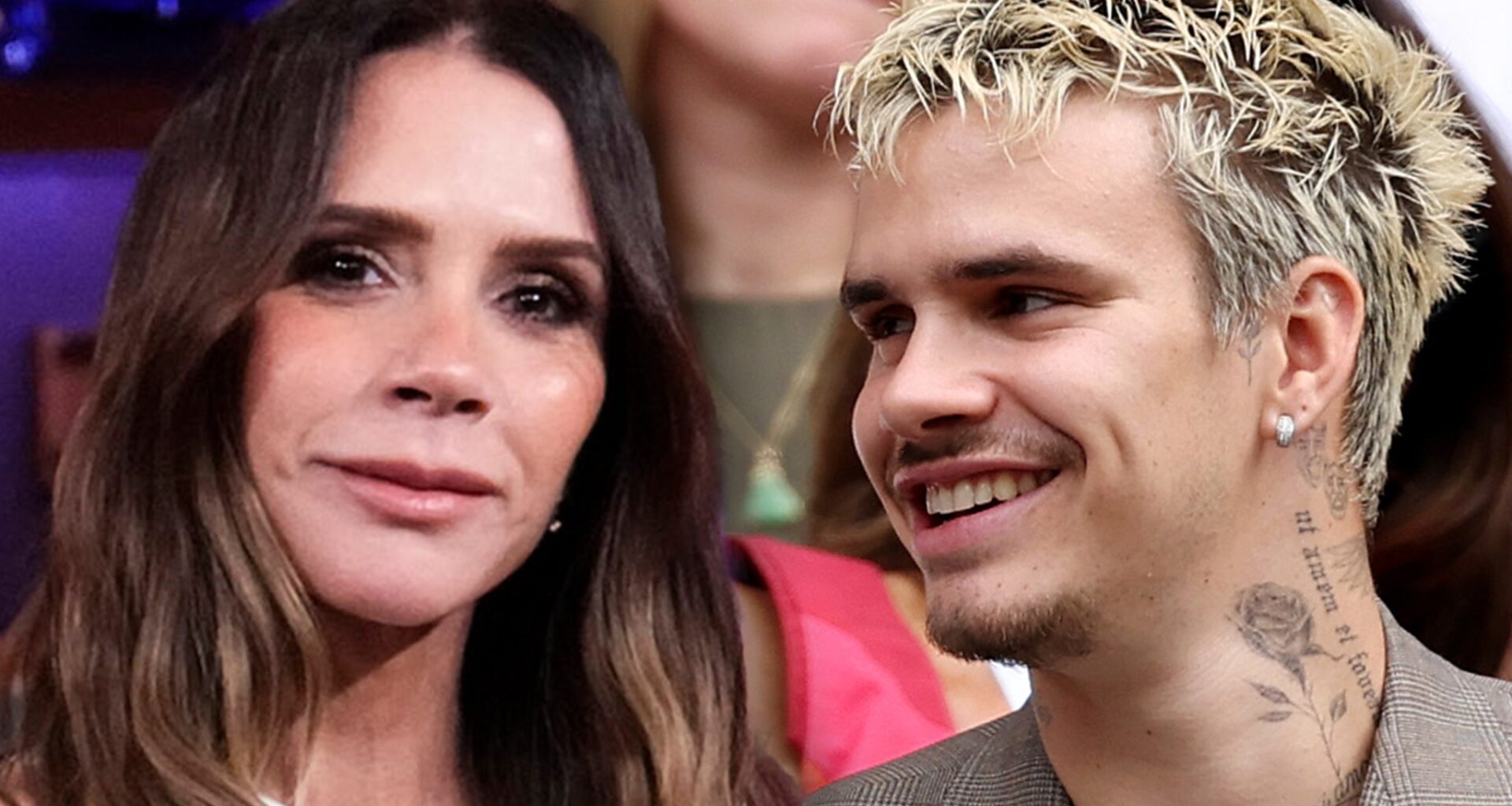 Victoria Beckham Cuddles up to Son Romeo at Event with Family Excluding Brooklyn