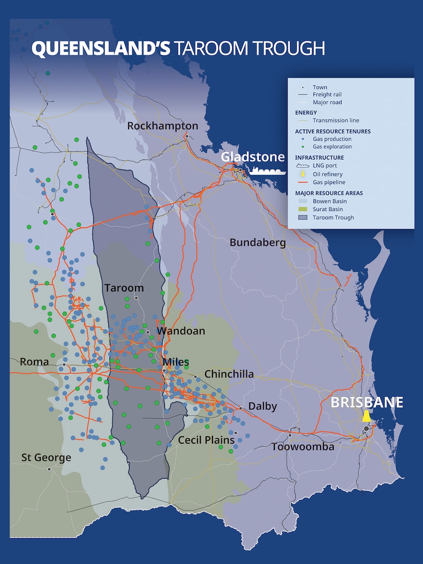 a map of the trough