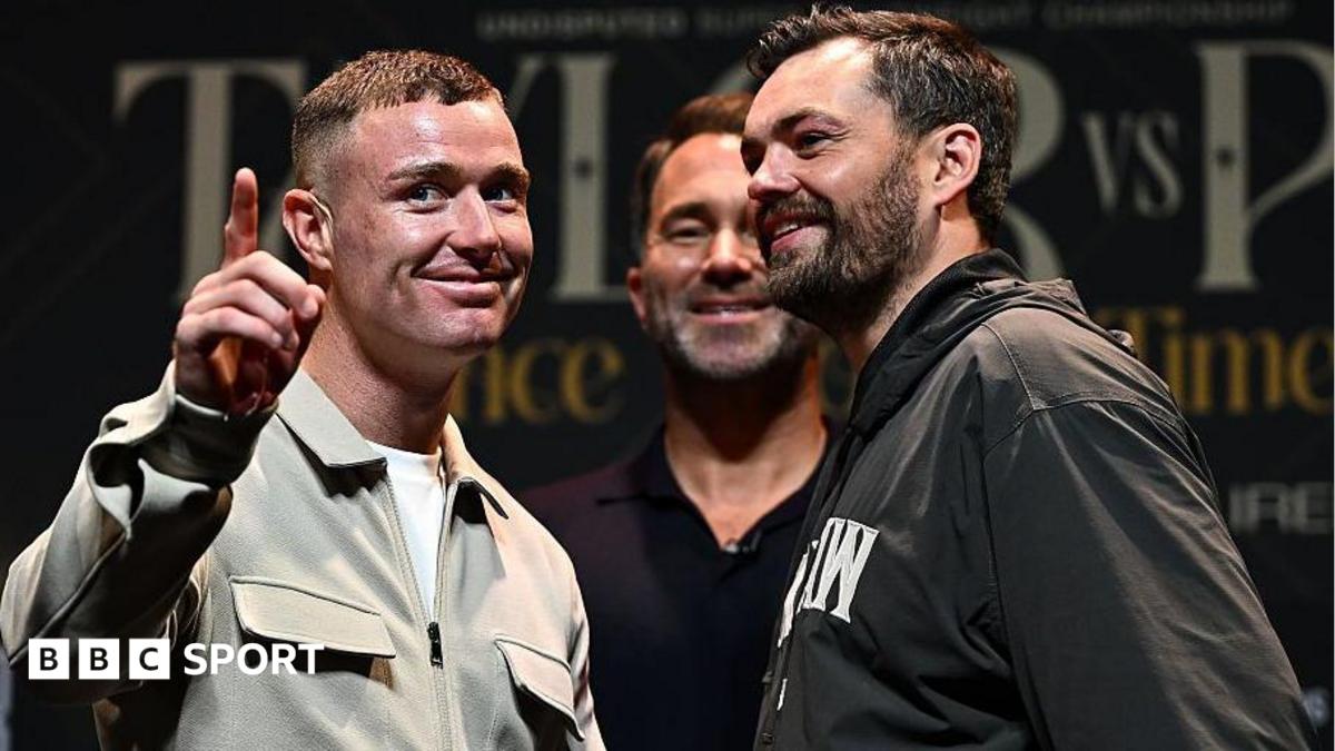 Paddy Donovan, Eddie Hearn and Tyrone McKenna