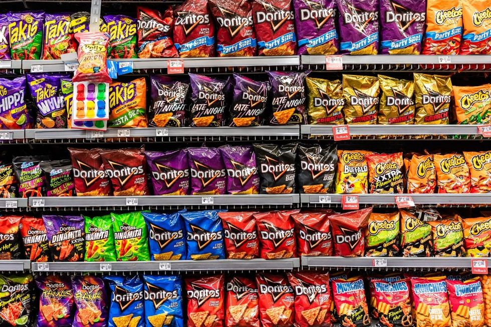 DORITOS ON SHELVES