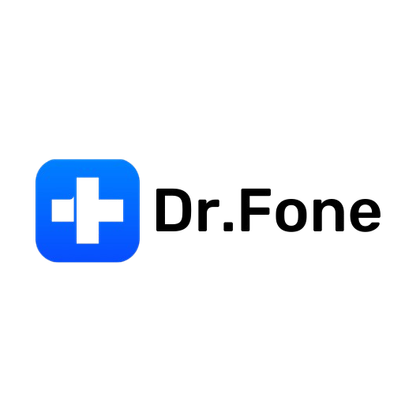 Dr.Fone logo on a transparent background