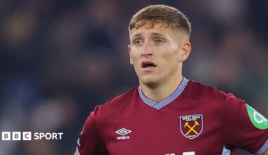 Callum Marshall in action for West Ham
