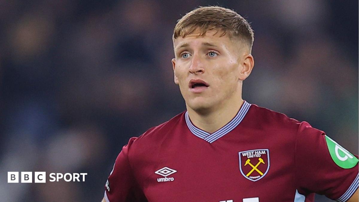 Callum Marshall in action for West Ham
