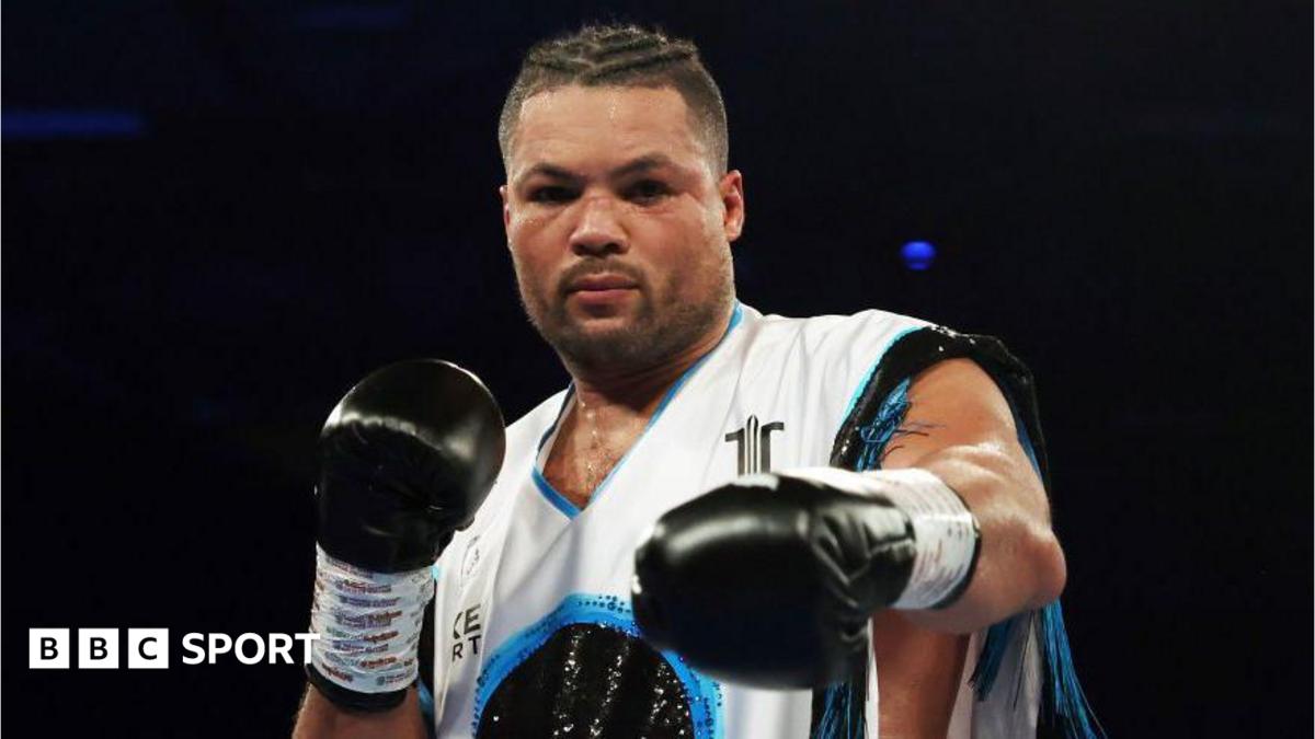 Joe Joyce celebrates victory over Kash Ali in March 2024