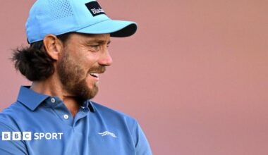 Tommy Fleetwood during round two of The Open at Royal Birkdale