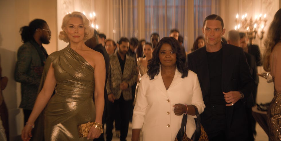Ride or Die - First Look hannah waddingham, octavia spencer, and ed skrein in ride or die courtesy of prime video