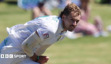 Ruan de Swardt in action for South Africa