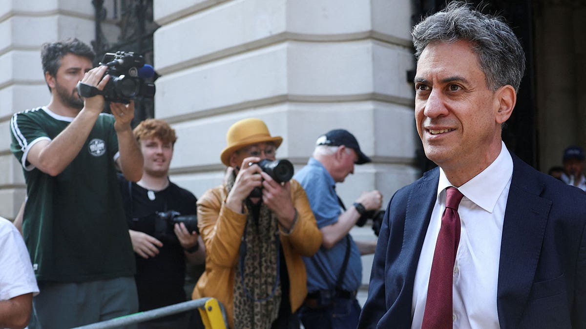 British Foreign Minister Ed Miliband 
