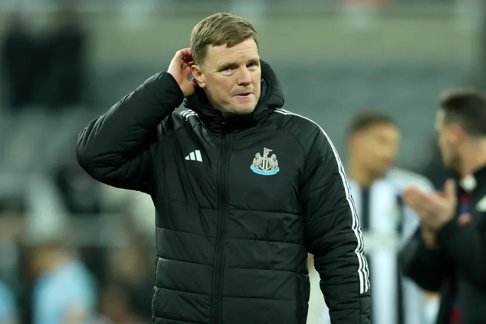 A frustrated Eddie Howe after Newcastle United's match against Manchester City