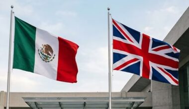 Exports from Mexico to the United Kingdom increase