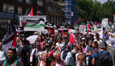 Palestine protesters urge Andy Burnham to act on Israel - London Evening Standard