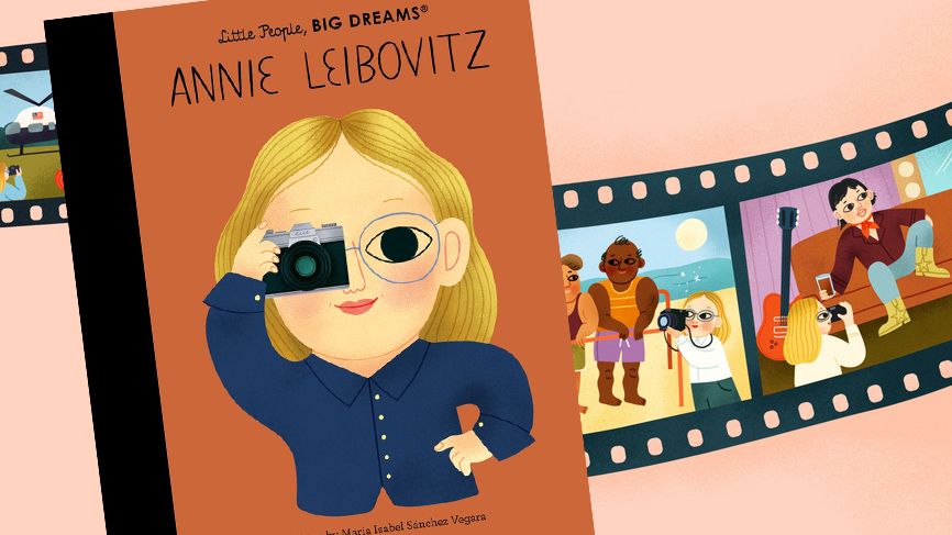 A fun new picture book traces Annie Leibovitz's journey in photography, and offers kids an early lesson in creative reinvention