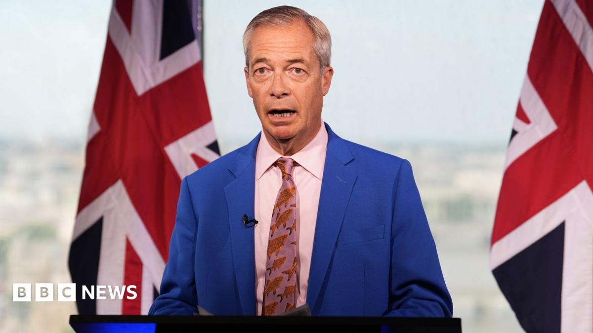 Nigel Farage resigns as MP for Clacton, triggering by-election which he says he will stand in