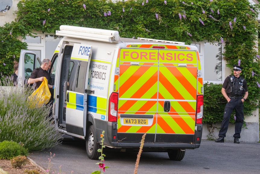 a forensics van