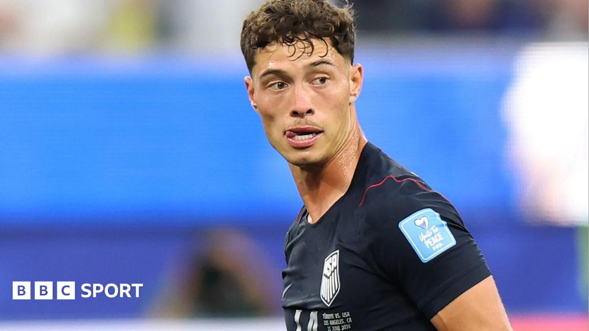 Sebastian Berhalter in action for USA at the 2026 World Cup