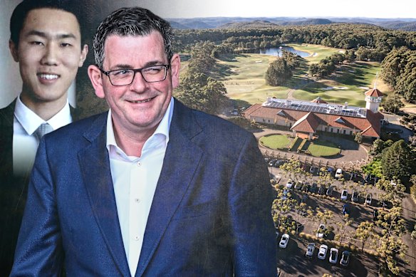 Former Victorian premier Dan Andrews checked out the Terrey Hills Golf and Country Club this week.