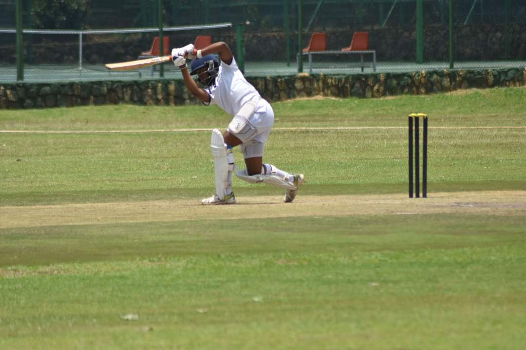 Nobubelebesisa “Nobe” Zwane in action during a cricket match. She is the youngest member of the SA U19 women’s squad at 14 years old.