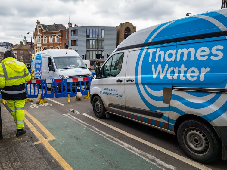 Thames Water van.