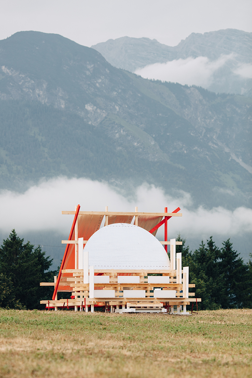a terraced timber pavilion explores circular construction for austria's gabonsa music festival - 2