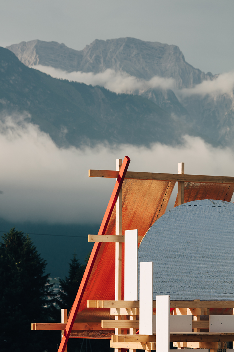 a terraced timber pavilion explores circular construction for austria's gabonsa music festival - 4
