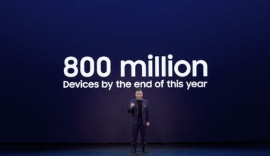 Galaxy AI will be available on 800 million devices by the end of this year