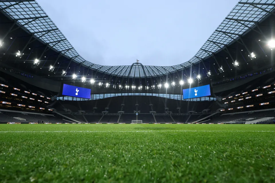 a general view of Tottenham Hotspur Stadium