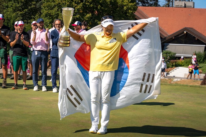 Haeran Ryu banked the winner's share of the 2026 Evian Championship prize money.