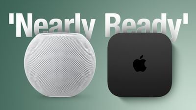 homepod apple tv nearly ready