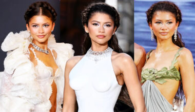 Zendaya goes full Greek goddess on 'The Odyssey' press tour: A Louis Vuitton look that took nearly 800 hours to complete, a sculptural Schiaparelli dress and more
