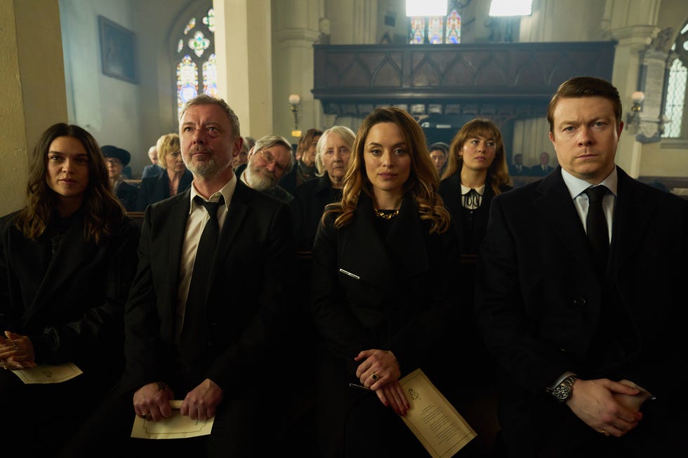 Sabrina Bartlett, Zoe Tapper, John Simm and Daniel Rigby in I, Jack Wright sabrina bartlett, zoë tapper, john simm and daniel rigby in i, jack wright