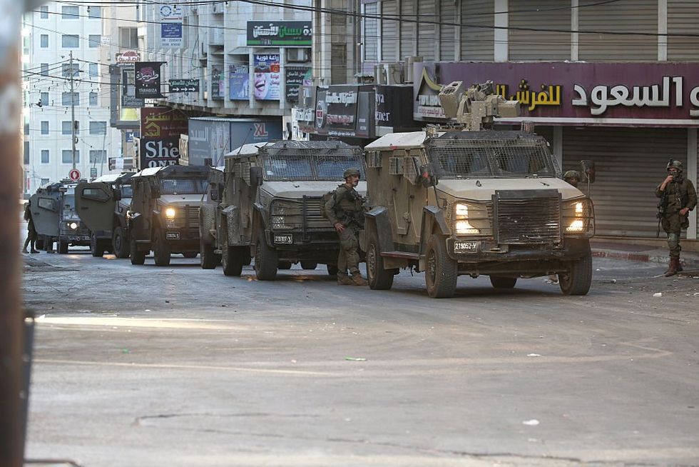 Israelis occupying the West Bank