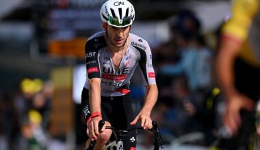 Adam Yates of UAE Team Emirates - XRG crosses the finish line during the 113th Tour de France 2026