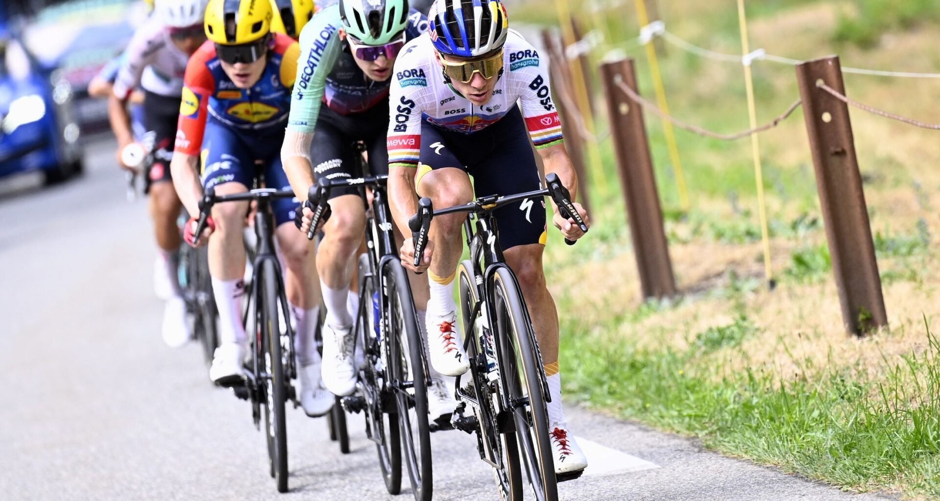 'I asked for a lead-out and didn't get one' – Remco Evenepoel fumes at teammate Florian Lipowitz as cooperation breaks down in Tour de France