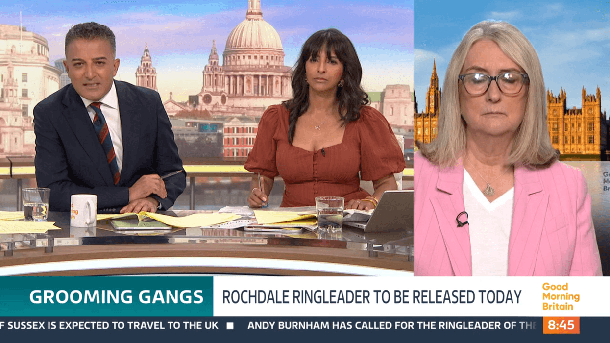 Jacqui Smith joined Adil Ray and Ranvir Singh