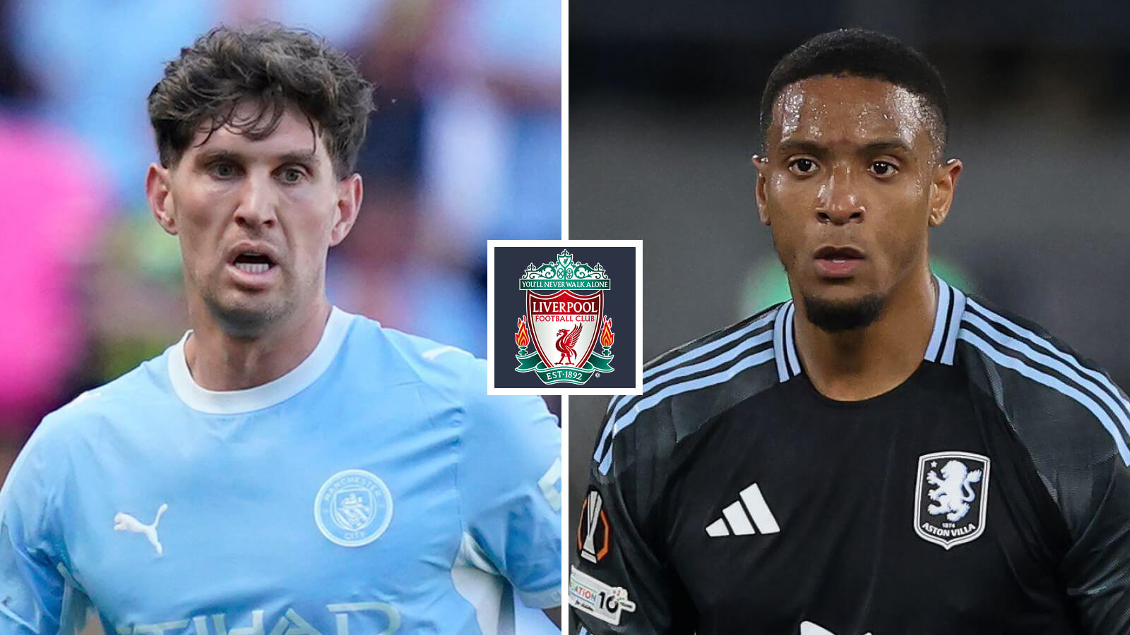 John Stones, Ezri Konsa, Liverpool badge