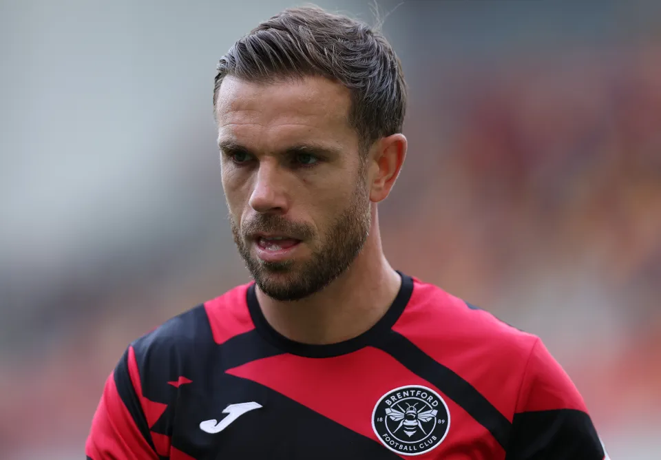 Jordan Henderson training for Brentford