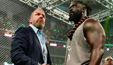 Backstage Details On Triple H Involvement In Brock Lesnar-Oba Femi Segment On WWE Raw