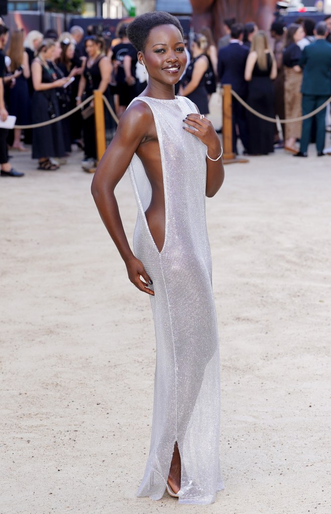 Lupita Nyong'o attending the Odyssey world premiere in Leicester Square