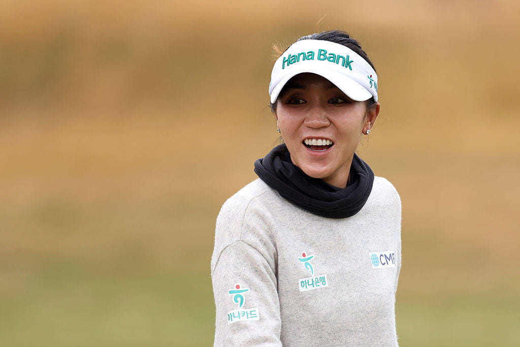 Lydia Ko during a practice round at Royal Lytham & St Annes
